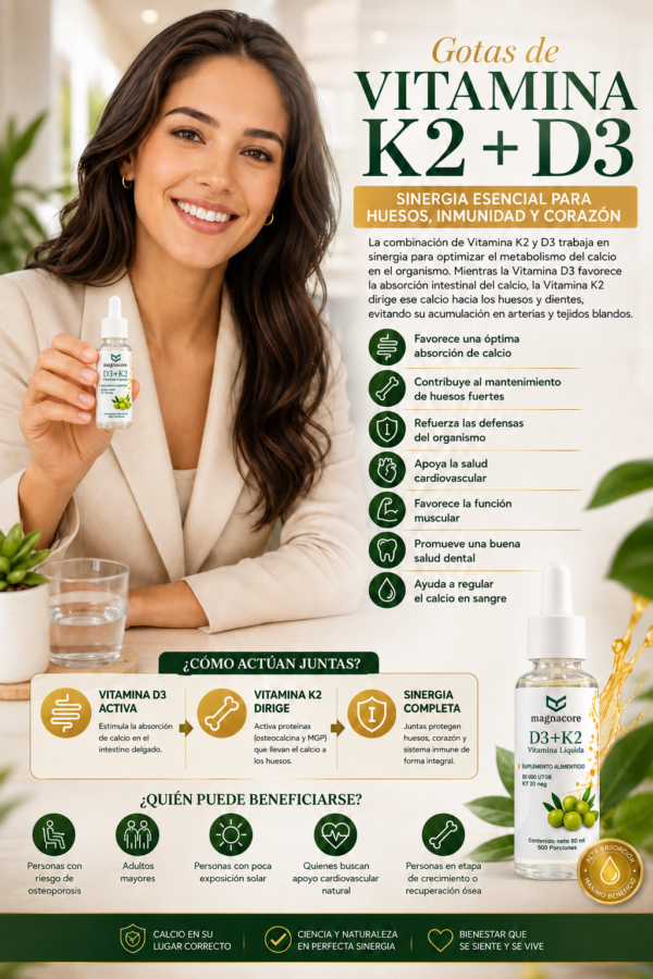 Gotas de Vitamina K2 + D3
